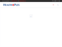 Tablet Screenshot of healthplex.ca